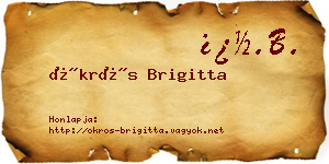 Ökrös Brigitta névjegykártya